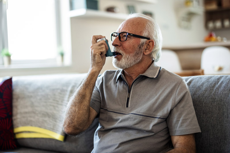 man with chronic illness getting treated